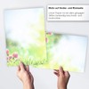 25 Sheets Letter Paper (A4) Green Summer Meadow Design Paper