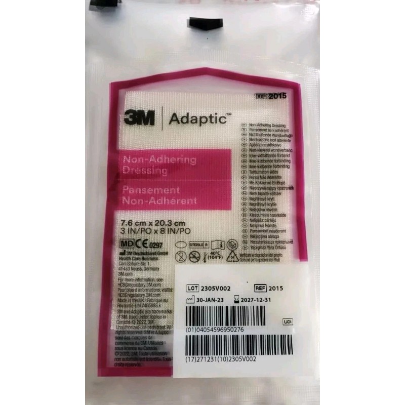 Adaptic 12 SHEETS ONLY! Adaptic Non-Adhering Dressing/Panse