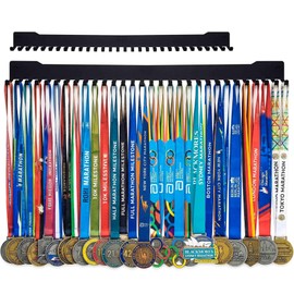 EALPVIS 24-30 Inch Medal Display Rack, Wall Mount Metal Ribbon Holder