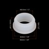 sourcing map 2Pcs Snap Rubber Grommet Hole Plug Mount Dia