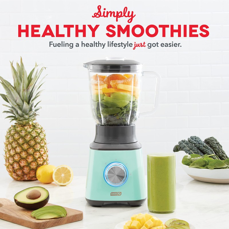 Dash Quest 50 oz Countertop Kitchen Blender, Professional Heavy Duty