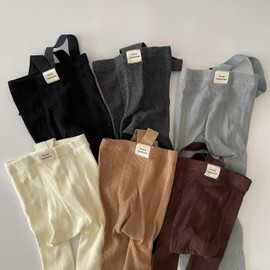 Suspender Leggings, Kids, Baby, Girls, Boys, Crosses, Overalls, Pants, Ribbed, Baby Cotton, 23.6 inches (60 cm), 27.6 inches (80 cm), 35.4 inches (90 cm), Children's Clothing, Spring, Summer, Autumn,