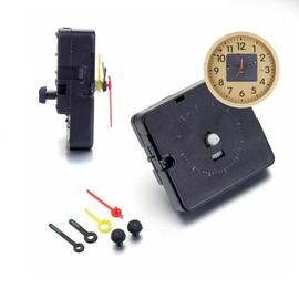 SaiDian 1Pcs Quartz Alarm Clock Movement Replacement Clock Mechanism Repair Parts DIY 588-08 with Hour/Minute/Second Hands