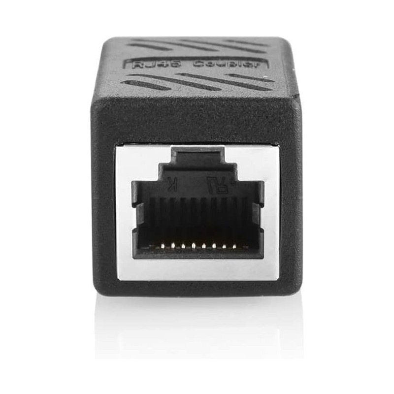 2PCS RJ45 Coupler, Female to Female Network LAN Adapter Coupler