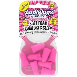 Audiplugs Soft Foam Comfort & Sleep, Clear