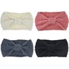 Dreshow Women's Knitted Winter Headband, Crochet Ear Warmer, Set of