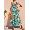 PRETTYGARDEN Smocked Tank Floral Maxi Dresses for Women 2025 Wedding