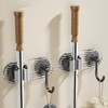 2 PCS Broom Holder Mop and Broom Holder No Drilling,