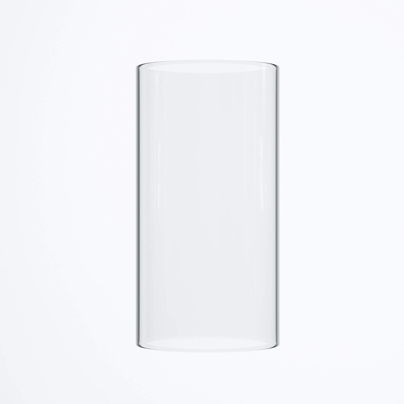 Large Size Hurricane Candle Holder Glass, Glass Cylinder Open Both