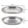 Soap Dish, Double Layers Stainless Steel Soap Holder with Draining