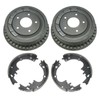 9.5" Drum Rear Brake & Shoe Set Pair Kit AUTO