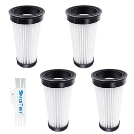 4 Pack Replacement HEPA Filters compatible with iwoly C150 Cordless Vacuum Cleaner, and 1 Small Brush