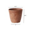 Root & Vessel Dolce Round Planter, Rust, 10"