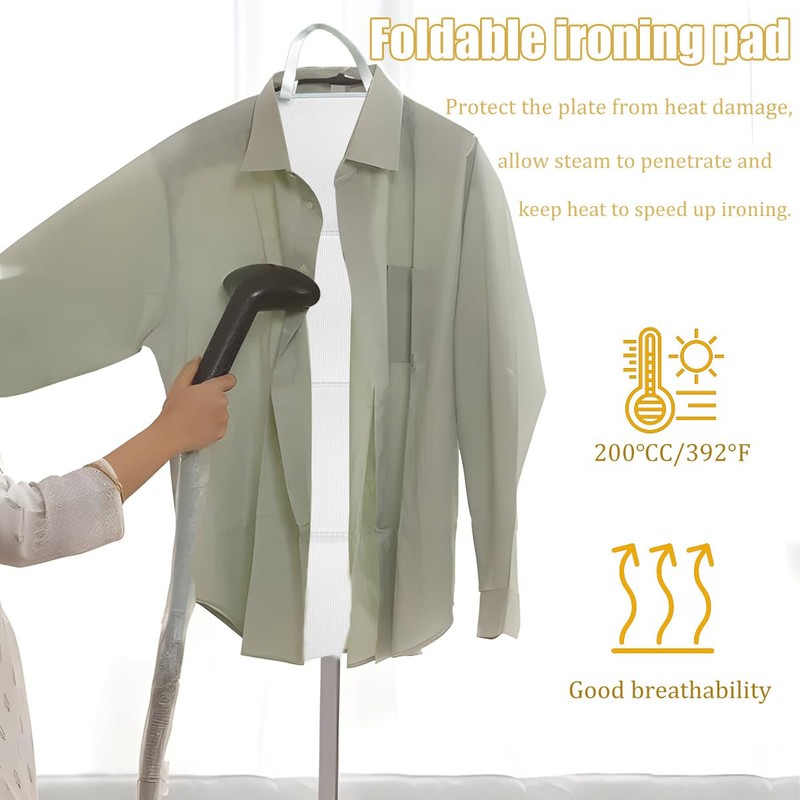 Steamer Board for Clothes (4 Folding) 26" 16" Hanging Ironing