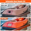 Gejoy Inflatable Boat Repair Kit Include 9 PVC Patch, 6