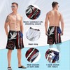 FT FENTENG Men's 1776 American Flag Swim Trunks, Quick Dry