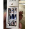 Kiss IMPRESS PRESS ON NAILS 30 MEDIUM INDIGO AUTUMN COFFIN