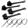 DXNQ 4PCS 3 Prong Plug Protector, Weatherproof Electrical Plug Protector