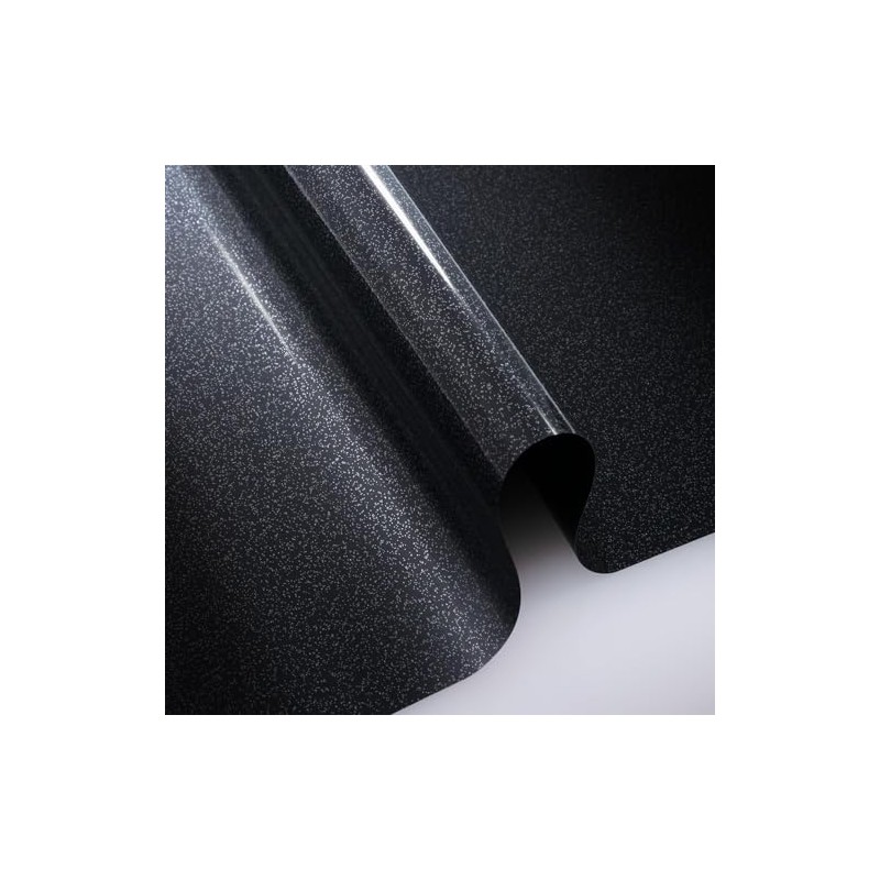 VViViD High Gloss Black Sparkle Metallic Air-Release Vinyl Adhesive Tape