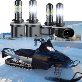 CHUSYYRAY 894 895 LED Headlight Combo Bulbs Fits Arctic Cat ZRT 600 800 Limited 2000-2002