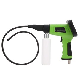 Oumefar LCD Display Car Air Conditioner Visual Cleaning Gun Pipe Endoscope Evaporation Box Visible Clean Cleaner Kit with 2 Cleaning Head Fitting for Automotive Repair Machinery Testing