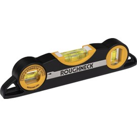 Roughneck ROU43830 Magnetic Torpedo Level 225mm/9", Black