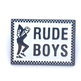 Patch Nation Rude Boys SKA Metal Button Badge Pin Pins Cosplay Brooch