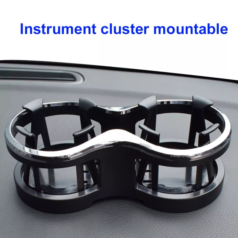 XUKEY Universal Car Double Hole Cup Holder Drink Holders Insulation