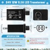 Enhon 2 Pack 24V LED Power Supply, UL Certification LED