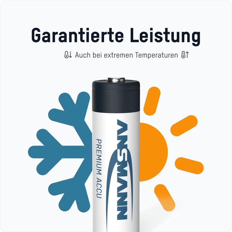 Ansmann Max E AA 2100 mah Low Self Discharge 4pk.