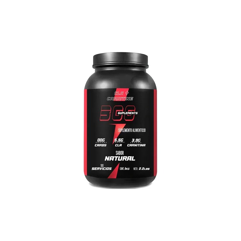 Cla Carnitina 1kg 300 Suplements 100 Servs