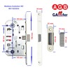 AGB Mediana Evolution Door Lock with Central Locking for Interior