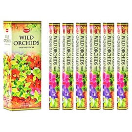 Hem Wild Orchids Incense 120 Sticks Box (6 Pack of 20 Sticks Each)