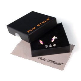 Fly Style Feather Jewellery Set 925 Silver for Children Girls Earrings / Women, Sterling Silver