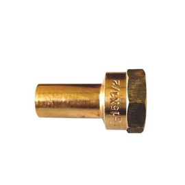 Sanpro Press Fitting Copper Insert with Female Thread, Size V 18-1/2 Inch (Copper Gas Water Drinking Water Heating Sanitary Fittings Fitting Copper Line)