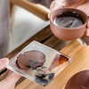 Acpetdr Wooden Coasters, Wooden Resin Coasters, Pine and Resin Beverage