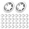BOUMVID Pack of 40 M6 Washers Stainless Steel 304, A2