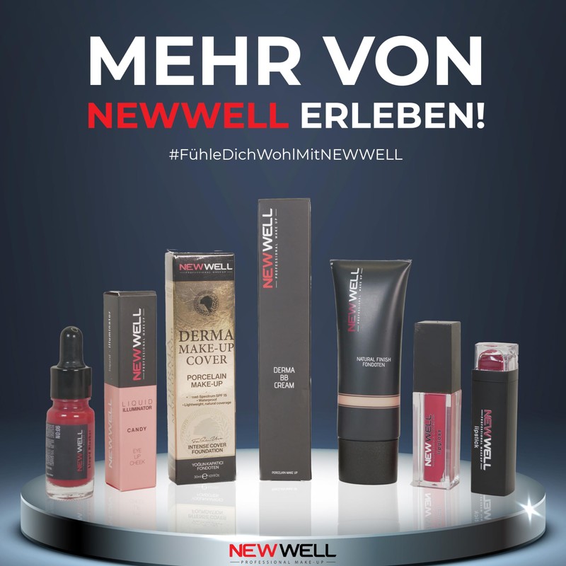 NEW WELL Shiny Lip Gloss – 24 Hours Hold –