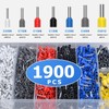 Blyxon Ferrule Crimping Tool Kit with 1900PCS Wire Connectors, Hexagonal