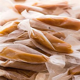 Amish Home Made Candies (Creamy Caramels (1-Tub 12 oz.))