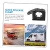 FELTECHELECTR Quick Release Rubber Clamp Organizer for Fire Trucks Off