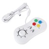 Mini Wired Gamepad Game Console Controller for SNK NEOGEO (White)