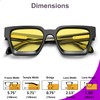 VISOONE Gamer Glasses Professional Blue Light Filter with Anti-Fatigue and