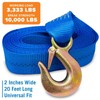 Better Boat Heavy Duty Trailer Winch Strap Replacement with Zinc
