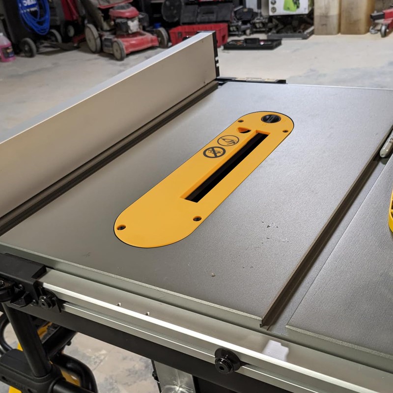 Dado Throat Plate Compatible with DeWalt 10" Portable Table Saw