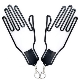 Golf Glove Hanger, Keep Out of Shape, Quick Dry Holder, Golf Glove Hanger, Set of 2 for Men and Women (Black)