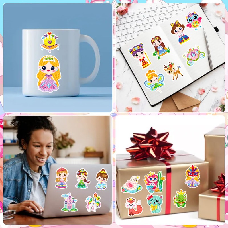 Labeol 21Pcs 5D Diamond Painting Stickers Kits for Kids Boys