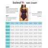baleaf Women's Athletic Training Adjustable Strap One Piece Swimsuit Swimwear