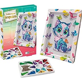Collection Sequins Lansay Cat Sequin Art