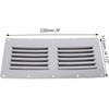 YaeMarine Stainless Steel 4-Pack 4-1/2" x 9" Stamped Louvered Vent